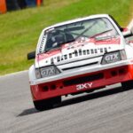 Abbie Eaton Instagram – Some fab shots of the Holden from Brands Hatch. 

A few gremlins came out to play today unfortunately, but nothing that can’t be fixed! 😊

Managed to hassle some modern cars with some decent aero onboard which is always nice to see the car being able to do so. 

Great fun to drive, even when it’s not behaving, and I love to see people’s face light up when I’m driving to the assembly area 🔊

📸 @amsoul_images 

#Holden #Commodore #VH #BrockReplica #AussieTouringCars #Marlboro #SuperTouringPower