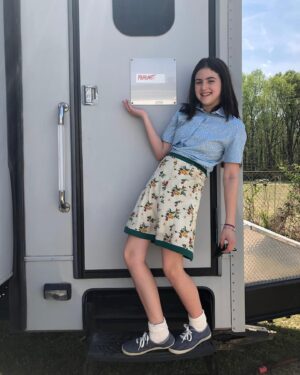 Abby Ryder Fortson Instagram - BTS! @margaretmovie ❤️@lionsgate