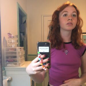 Abby Donnelly Instagram - feeling fabulous in lily’s bathroom