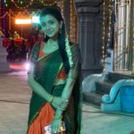Abeneya Nethran Instagram – 💚🧡

Pc- @tejavenkateshoffl kaa 🫂
@preethii.b.krishnan 🤌🏻🫂

#love #saree #abeneya #kanaakaanumkaalangal #lalsalaam #tamil #tamilcinema