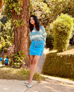 Abeneya Nethran Instagram - The LAST SLIDE >>> is my favourite 🫠🩵

Pc @iam.anchana 

#insta #abeneya #instagram