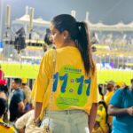 Abeneya Nethran Instagram – My 11.11 wish (I.e my childhood wish ) came trueeeeeee🥺🥺yesss!!! I cried apart when he played the match today which was reallyyyyyyyyyy unexpected 🫠🫠🫠🫠🥺🥺
And ukw this was  the 1st ever match on live for me🥺🎥 
That 10 yr old ABE would be soooo muchh happier nowwww! As I am now who became a huge fan and had a huge respect on Namma THALA DHONI @mahi7781 from the World Cup match where they won after 28 years😌❤️ IDHU PODHUM ENAKU❤️🫠

Avaru vandhapo…! That GOOSEBUMPS moment AND THE TEARS ON MY EYES😭 I didn’t even expect that I would get tears!! 
It was that emotional moment for me who just accomplished one of the childhood wish of KUTTY ABEEE ! 
Huge respect to him 🫡 as alwayssss!!

My one best dayyy to be cherished!!!!!! 🥺

Csk!!!!!!! 💛

Pc- @iam.anchana 🥺🥺🫂🫂

#dhoni #csk #ipl #match #abeneya #instagram #1111 #makeawish #mahi