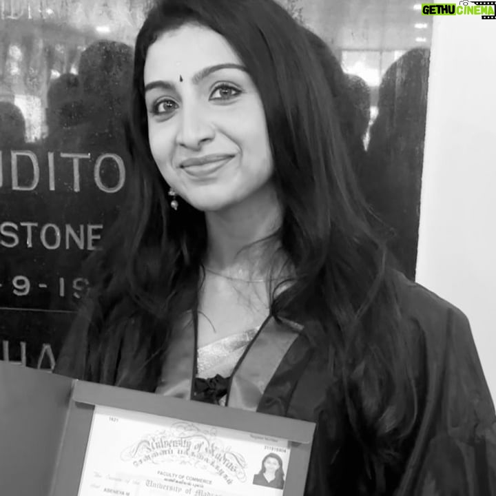 Abeneya Nethran - 17K Likes - 05.04.2024 👩🎓!
With my stupids !! @kaviyashree_06 @simran_sharma.mua ❤️
And my kutty @iam.anchana who accompanied as a parent 🤭❤️
#tobeframed #memories #graduation #doneanddusted #convocation #abeneya #insta