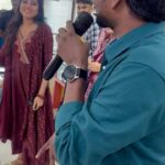 Abi Navya Instagram - Kayal- on set atrocities 😃😂 06•05•2024 @abinavya @sebastinantony