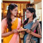 Abi Navya Instagram – There’s no better friend than a sister♥️♥️ 
kayal sisters @chaitrareddy_official @abinavya 
Pc: @surya__11109
Hairdo :@dillu_hairstyles_786