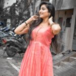 Abi Navya Instagram - Thanks for the beautiful dress @elitetrendyfashion ❤️ #candid #outfitoftheday #traditional #instagram #picoftheday