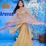 Abi Navya Instagram - Glittery evening ✨ ✨ @thorkal_couture_official Pc : @dsquare_photography_