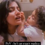 Abi Navya Instagram - My exact replica ❤️💋😘😘😘 Love you so much dhruv 🤩🤩🤩🤩