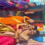 Abi Navya Instagram – Achoachooo paridhabangal 😹🤣😂 bloopers