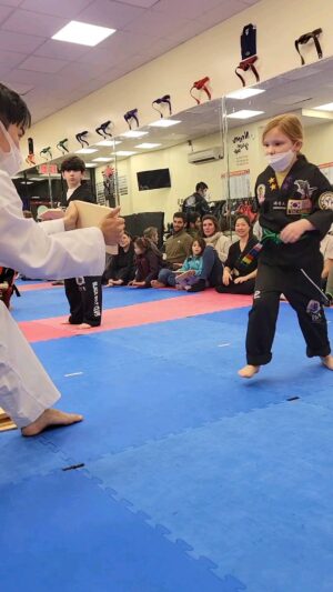 Abigail Savage Instagram - Congratulations to V for becoming a Blue Belt last night!
