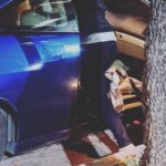 Abigail Breslin Instagram - spotted: a wild mama Kim Bres searching for a missing item in her cars abyss @kimvention