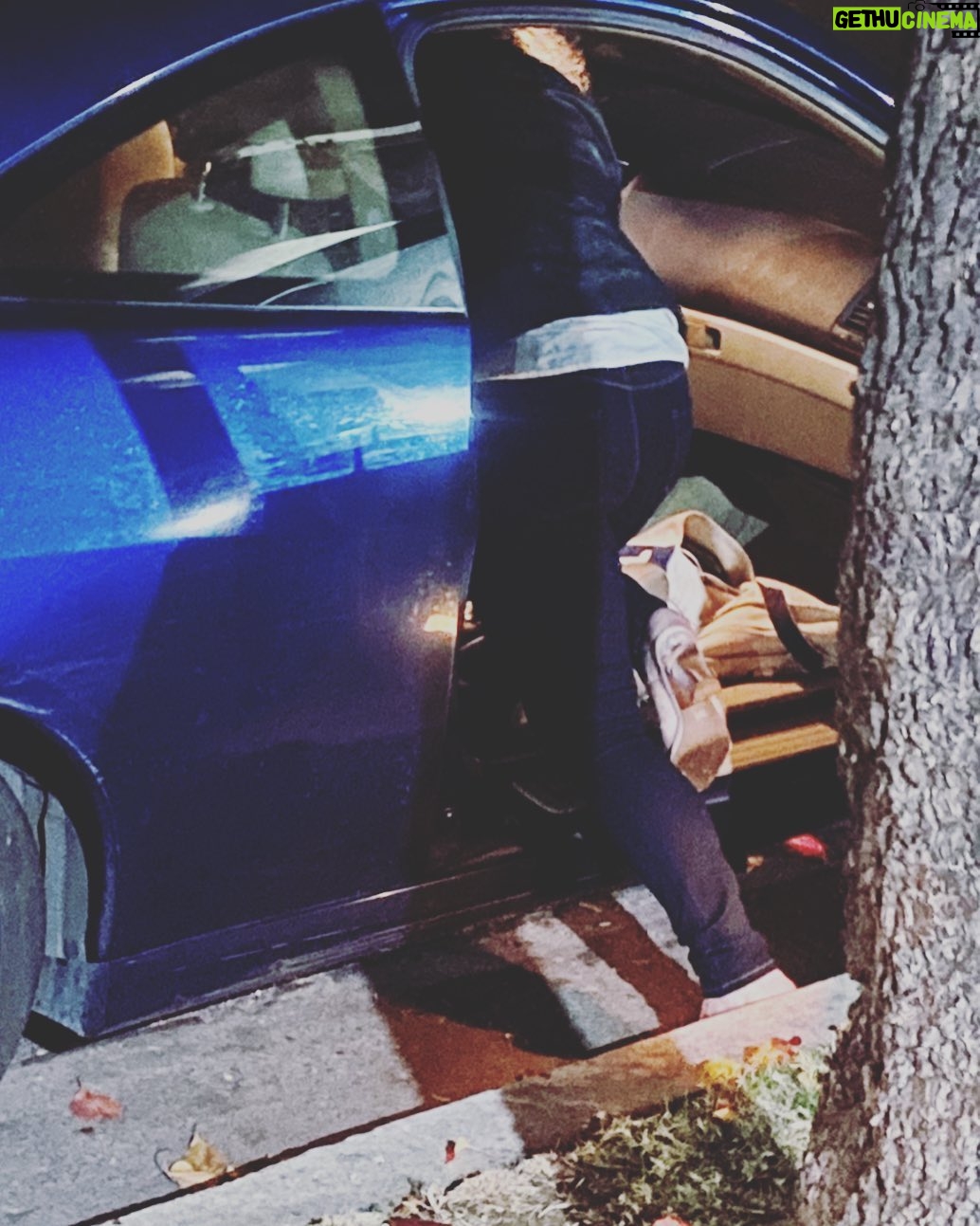 Abigail Breslin Instagram - spotted: a wild mama Kim Bres searching for a missing item in her cars abyss @kimvention