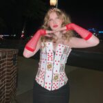 Abigail Zoe Lewis Instagram - Queen of ♥️’s - happy halloween xoxo #halloween #queenofhearts #explore #explorepage