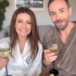 Ada Nicodemou Instagram - Just a usual Monday morning in our robes & drinking bubbles 🤣 chatting all things 2024 Oscars red carpet style #oscars #oscars2024 #oscarsredcarpet #redcarpet