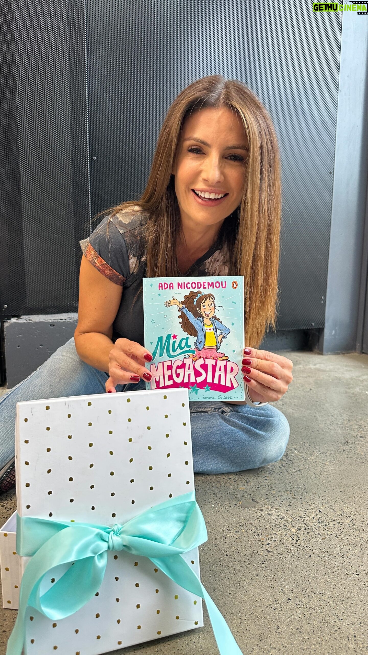 Ada Nicodemou Instagram - My new book, Mia Megastar is out ⭐️TODAY⭐️ Tried this ASMR trend to celebrate but quickly realised I can’t whisper 😂 Link in bio to purchase 🔗