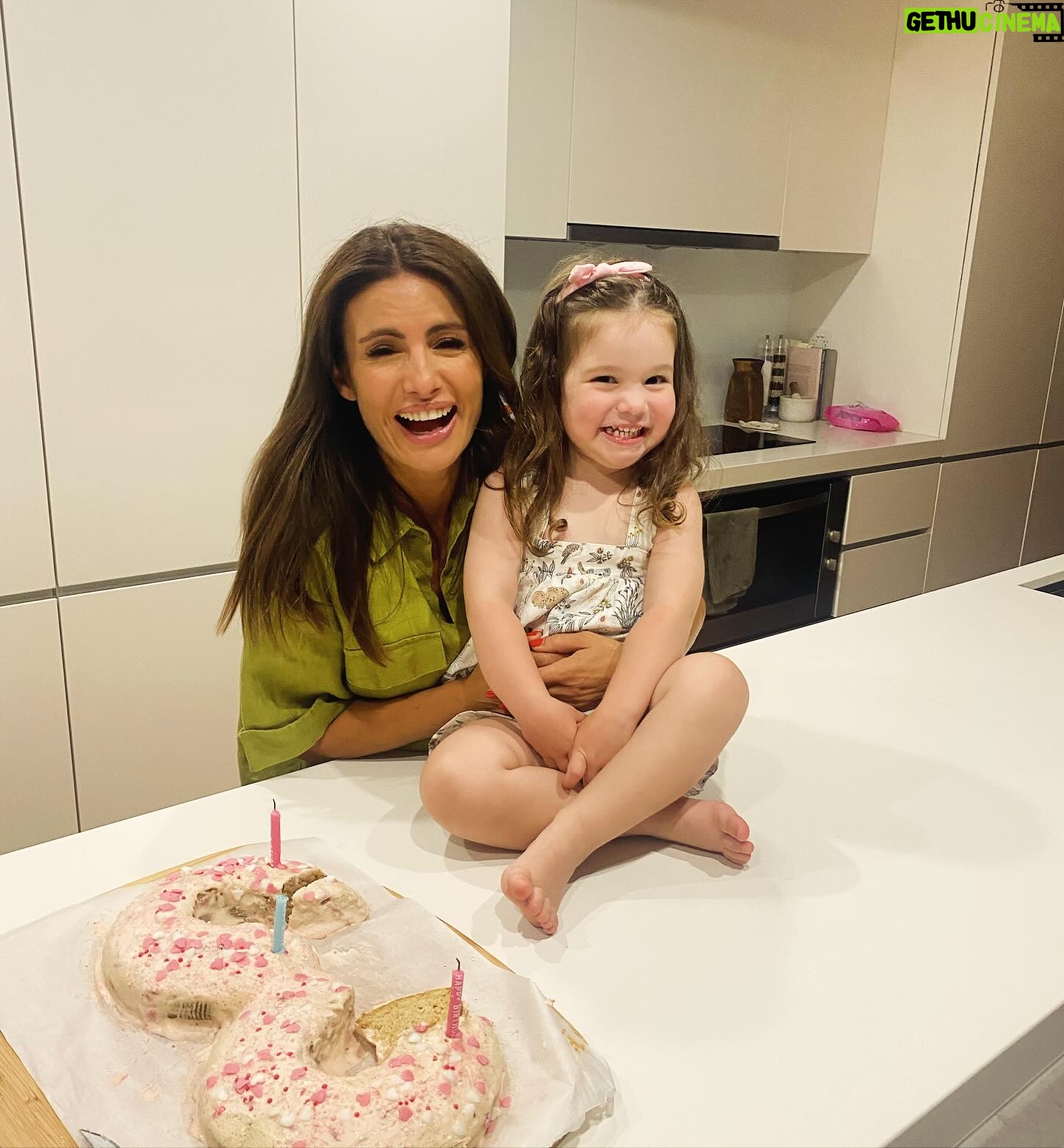 Ada Nicodemou Instagram - Happy birthday gorgeous girl, can’t believe you are 3!! Love you very much. You always make me laugh ❤️