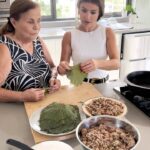 Ada Nicodemou Instagram - Ever wondered how to make Greek dolmades? I got Mum to share her recipe & they are so yum 🤩 Swipe for all the steps 👩🏽‍🍳