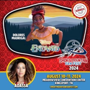 Adassa Instagram - Excited to announce that I’ll be live @smoky_mountain_fan_fest sharing some #encanto magic with you all! Can’t wait to see you all there August 10-11th🦋 #comicon #fan #smokymountains #cosplay #live #adassaofficial #doloresmadrigal