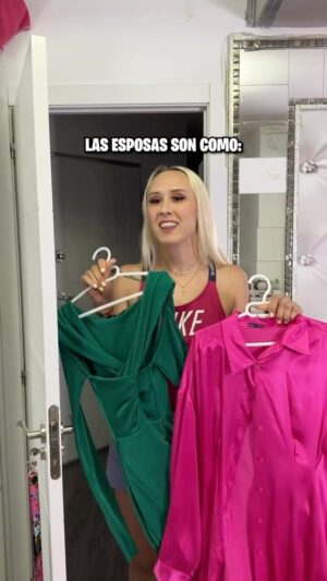 Adelina Fominykh Instagram - Mándaselo a esas personas 😂 COMPARTE y GUARDA para apoyarme ❤️
‎ 
Cuando tu novio te pregunta, qué vestido escoger y luego escoge el que no has escogido tú 😂
‎ 
#humor #comedia #reels #relacion #amor #matrimonio #pareja #humordeparejas #novios #hombres