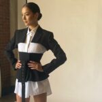 Adeline Rudolph Instagram - BTS snippets from @schonmagazine shoot with the A class team @stylistmelissalynn @rickhenryla @manthony783 @raenbadua 👄