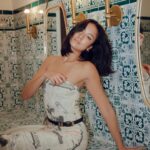 Adeline Rudolph Instagram – @bellaxtela x Frank Sinatra Estate 🌙