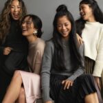 Adeline Rudolph Instagram – The truth is, I had a lot of anxiety about talking about something so personal. But on the flip side I am so lucky to have such an amazing support system. Thank you to these beautiful ladies @nicolekang @leahmlewis and @momonatamada for being such powerful idols and to @alysewhitney and @glamourmag for giving us a safe space to have our voices be heard. Link in bio for the article 🤍 
📸 @noahasanias 
💇🏻‍♀️ @nadiahoecklin 
👄 @minjee.mowat 
💃🏻 @joannakulpastylist