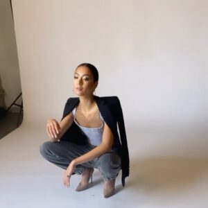 Adeline Rudolph Instagram - BTS snippets from @schonmagazine shoot with the A class team @stylistmelissalynn @rickhenryla @manthony783 @raenbadua 👄