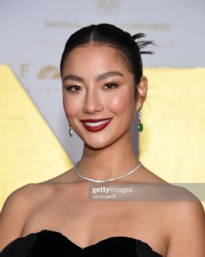Adeline Rudolph Instagram - I couldn’t be feeling more inspired by and proud of my AAPI community 🤍 Thank you @character.media #UNFO 🍾

Also thank you to the dream team
👄 @jentioseco 
💇🏻‍♀️ @rickhenryla 
💃🏻 @itsamandalim