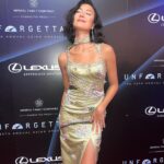Adeline Rudolph Instagram - Another MAGICAL night feeling so excited for our AAPI community and what’s to come next year 💫 Thank you @unforgettablegala @character.media for having me again this year 🤍 And thank you to @michellealphonsa for the dress of my dreams and @jentioseco and @rickhenryla for this bomb hair and makeup (definitely did not wake up like this) 🫶🏼