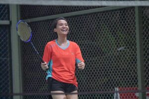 Adila Fitri Instagram - Jam malem malah makin rame ini badminton 🫡