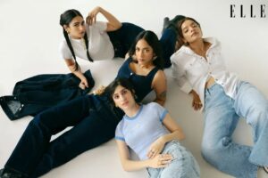 Aditi Saigal Instagram - Four indie sirens, Lisa Mishra (@lisamishramusic ), KAVYA (@kavyatrehan), Dot. (@dotandthesyllables ) and Kayan (@kayan.a) are rewriting the rhythm of the music scene. Catch these tunemakers sharing their musical journey and love for denim with ELLE India. Head to the 🔗 in bio to read the full story. 
___________________________________
On @kayan.a: Denim corset and women’s noughties bootcut jeans, both by @levis_in. Jasmine earrings and Zahara necklace used as denim accessories, both by @the_vintage_snob. Boots, Kayan’s own

On @kavyatrehan: Trucker jacket, women’s graphic print t-shirt and women’s 94’ baggy jeans, all by @levis_in. Bow tie choker by @shopeurumme. Medium gemela studs by @misho_designs. Rings, Kavya’s own. Uri by @e3kjewelry. Sculpted motion 55 by @ecco

On @dotandthesyllables: Women’s knit top and women’s 94’ baggy jeans, both by @levis_in. Triplet hoops and stackable enamel ring by @misho_designs. Linked chain rings by @ishhaara. Sculpted LX55 by @ecco

On @lisamishramusic: Shirt and women’s low loose jeans, both by @levis_in. Mini round trip hoops, mini link chain, flow ring, faun ring, cupola ring, large pebble ring, tavros stackable, all jewellery by @misho_designs. Shoes, Lisa’s own.
___________________________________
ELLE India Editor: @aineenizamiahmedi
Photographer: @druve.n
Fashion Editor: @zohacastelino 
Asst. Art Director: @mount.juno_
Words: @ipsitakaul (Dot.), @16ektasinha (KAVYA), @mokshaashivlani (Kayan), @eatstylego (Lisa)
MUA: @adhishreep (Kavya & Kayan), @aydee_____ (Lisa)
HA: @ramihalder (Kavya), @sampadasawant_ (Kayan), @luckyyyet (Lisa) 
Dot. HMUA: @kin_vanity
Bookings Coordinator: @anushkapatil21
Assisted by: @komal_shetty_, @aaryaachhabria (styling), @tanveemua (hair and makeup; Kavya & Kayan)
Artist Management: @yrf (Dot), @aneeshakotwani, @wavlngth_ (Kavya), @representmgmt (Kayan, Lisa)
Production: @cutlooseproductions
Location courtesy: @istitutomarangoni_mumbai
___________________________________
#LisaMishra #Dot #Kayan #KavyaTrehan