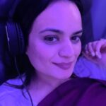 Aditi Singh Sharma Instagram - Sitting on my favourite seat on my most preferred domestic aircraft, giving the cabin crew my complicated tea & snack orders, scrolling through my social media watching the numerous posts everyone has posted, looking out the window while taking off seeing the beautiful lights disappear into darkness, taking more time to select what movie to watch than the movie running time itself, feeling grateful coming back from a gig in my birth city with a heart full of so much love from people, the wait to get home rest & head out for the next one, ahh .. the life of a blessed #artist ❤️ #grateful