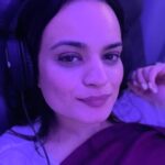 Aditi Singh Sharma Instagram - Sitting on my favourite seat on my most preferred domestic aircraft, giving the cabin crew my complicated tea & snack orders, scrolling through my social media watching the numerous posts everyone has posted, looking out the window while taking off seeing the beautiful lights disappear into darkness, taking more time to select what movie to watch than the movie running time itself, feeling grateful coming back from a gig in my birth city with a heart full of so much love from people, the wait to get home rest & head out for the next one, ahh .. the life of a blessed #artist ❤️ #grateful