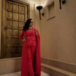 Aditi Singh Sharma Instagram - Royal vibes in gorgeous #Udaipur ❤️ Stylist : @styledbysujata Styling team : @_jyoti_808 @ashwinishajigeorge13,@stylebyrounak_ @_stylebyjill_ Outfit : @labelakshitajain Necklace & rings : @paromapopat Earrings : @armaans_creationz Hair & makeup : @goldandblushbyriyasoni 📸 : @bhoomitrivediofficial