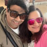 Aditi Singh Sharma Instagram - Happy morning bumping into my buddy @kikusharda at the airport. Big love to you, always love spending time with you .. thank you for always spreading such joy. ❤️❤️