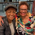 Adjoa Andoh Instagram - With my lovely long time dear pal JackieKaypoet in Edinburgh both festivaling🥰♥️🥰