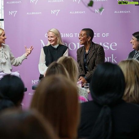 Adjoa Andoh Instagram - What a fantastically heartening morning, talking about changing the face of the menopause in the workplace with @no7uk and @allbright, alongside trailblazing sports broadcaster @gabbylogan, powerful advocate for women’s parity in the workforce & Allbright Co-Founder Anna Jones, and Munnawar Chishty, No7 Beauty Company’s Global Vice President and Marketing Director of Beauty, Skin and Healthcare. It’s rare to have such a fantastic, focussed, smart conversation with such fabulous women, around how workplaces can become allies and better support staff experiencing menopause through training, open dialogue and restructuring. We should be speaking about the challenges and opportunities of menopause much more! No7 & AllBright are taking this on, joining forces to open up the conversation around the issues employees face at work during perimenopause and menopause. To this end they are offering free resources to help women navigate careers while experiencing menopause. All in all – good work people! Menopausal women - it’s time to thrive! 🔥👸🏽🔥👸🏽🔥 @no7uk @allbright @gabbylogan #ad or AD