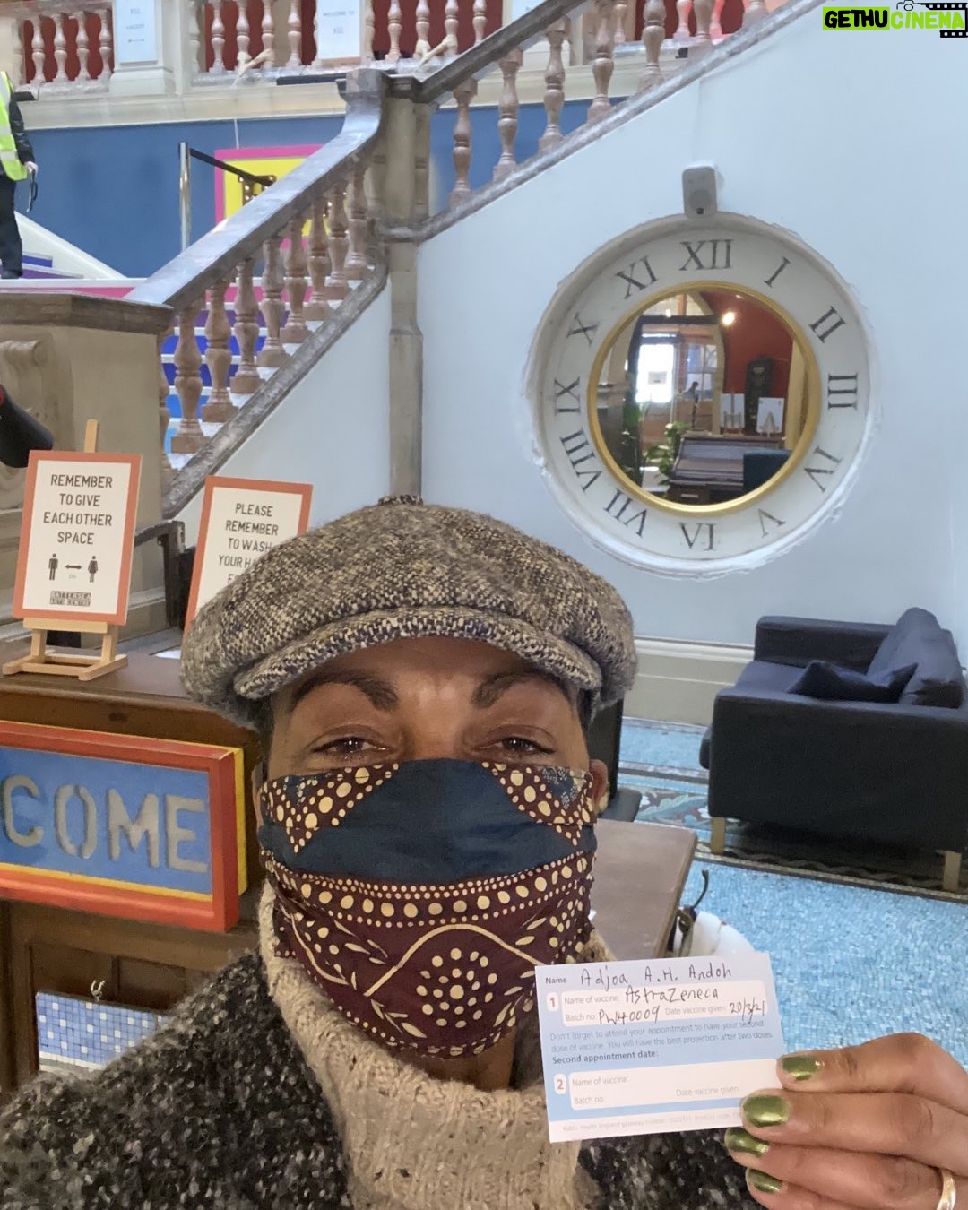 Adjoa Andoh - 10.5K Likes - Jabbed At Battersea Arts Centre!🙌🏾💥✨🙌🏾💥✨❤️🙏🏾