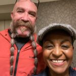 Adjoa Andoh Instagram - When worlds collide!! Legend Mike Beltran !! Best in the biz - you made my day! #ufcJacksonville Florida! Mike’s here for the fights & I’m here for the Shakespeare Association Of America 50th Anniversary conference😂♥️@referee_mike_beltran #Shax2022 @saaupdates