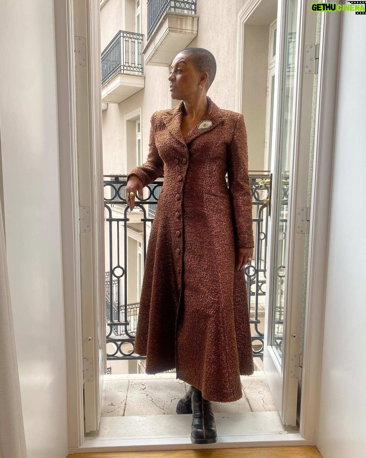 Adjoa Andoh - 8.5K Likes - Thanks for the swagger @suzannahlondon @miista shoes!! ♥️Bridgerton Season 3 publicity junket - done! @bridgertonnetflix @shondaland @corinthialondon🙏🏾