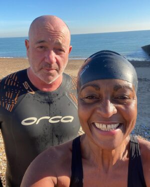 Adjoa Andoh Instagram - Costa Del Eastbourne! Suntrap of the South☀️ and yesterday’s birthday celebration venue☺️