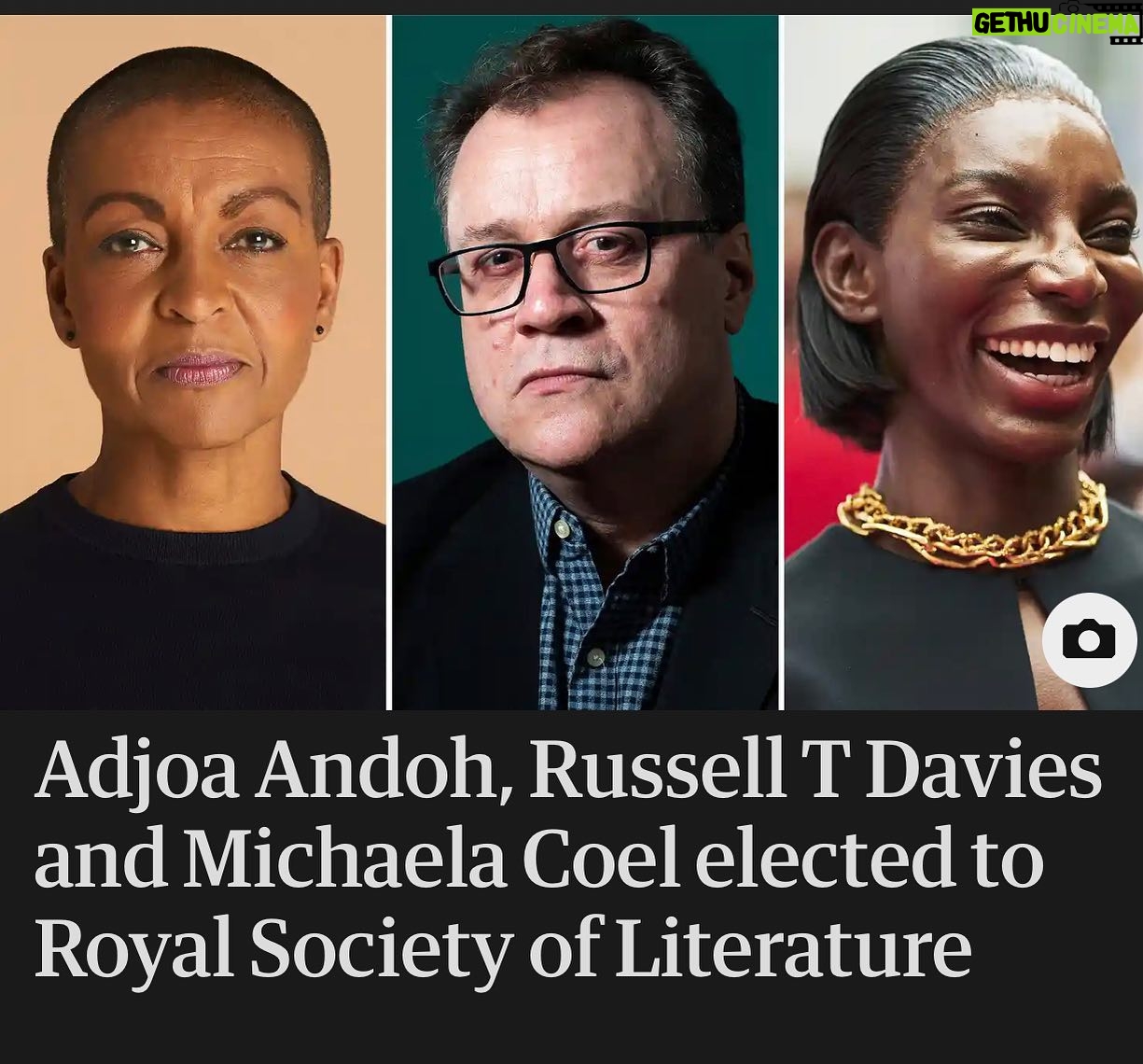 Adjoa Andoh Instagram - Happily in good company!! And very honoured to become an honorary felllow of an organisation whose stated aims read, โWe act as a voice for the value of literature, engage people in appreciating literature, and encourage and honour writers.โ Count me in๐ฅฐ๐๐พ๐ฅฐ Congrats to all new fellows๐๐พ๐๐พ๐๐พ