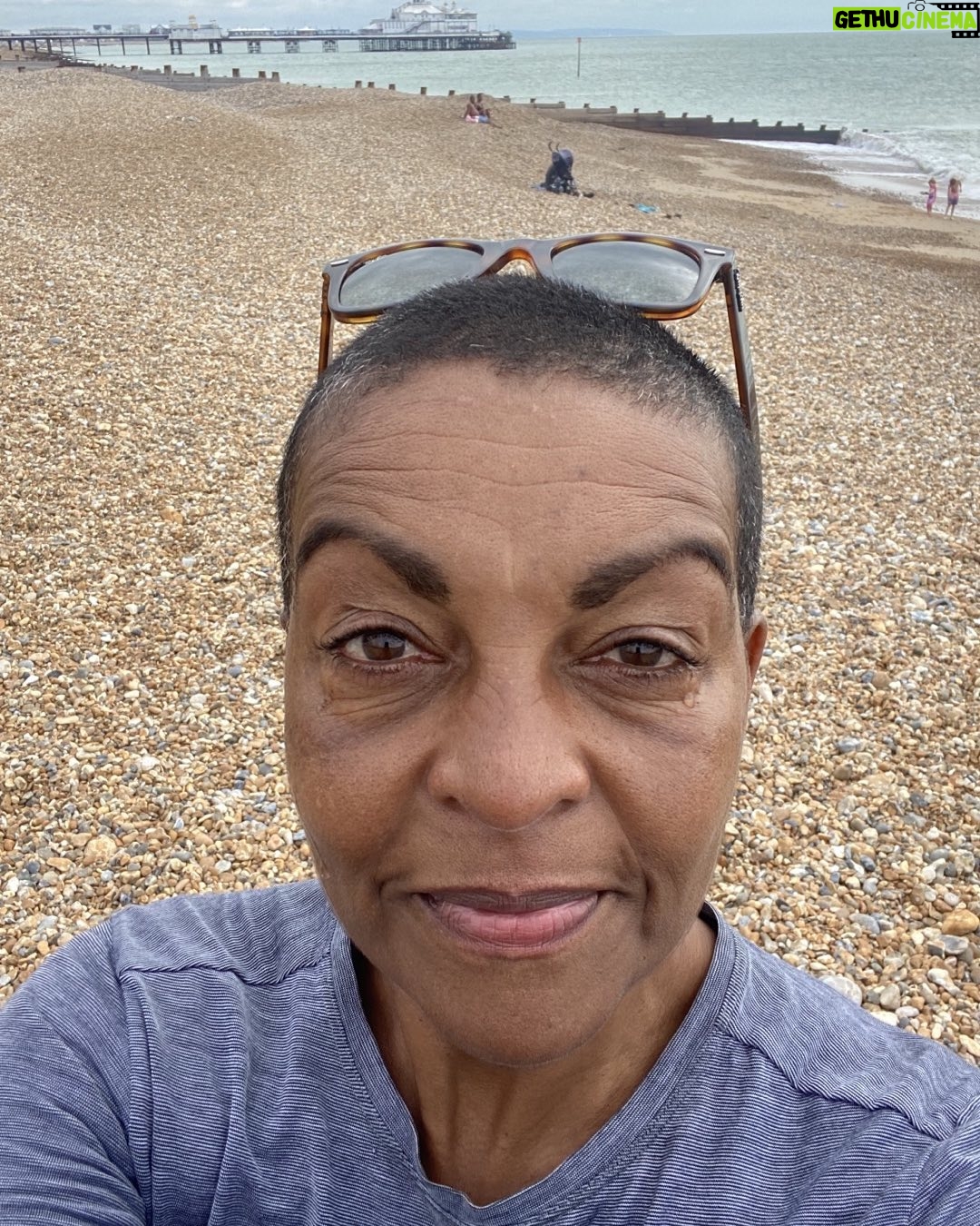 Adjoa Andoh - 10.8K Likes - Ooh Eastbourne morning swim - marvellous! 🤗