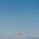 Ado Instagram – 富士山が浮かんでいたね  石はどなたかが積み上げていた