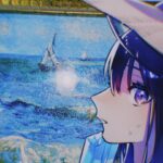 Ado Instagram - あまりいい天気ではなかったので、家に飾ってる絵画を使いました