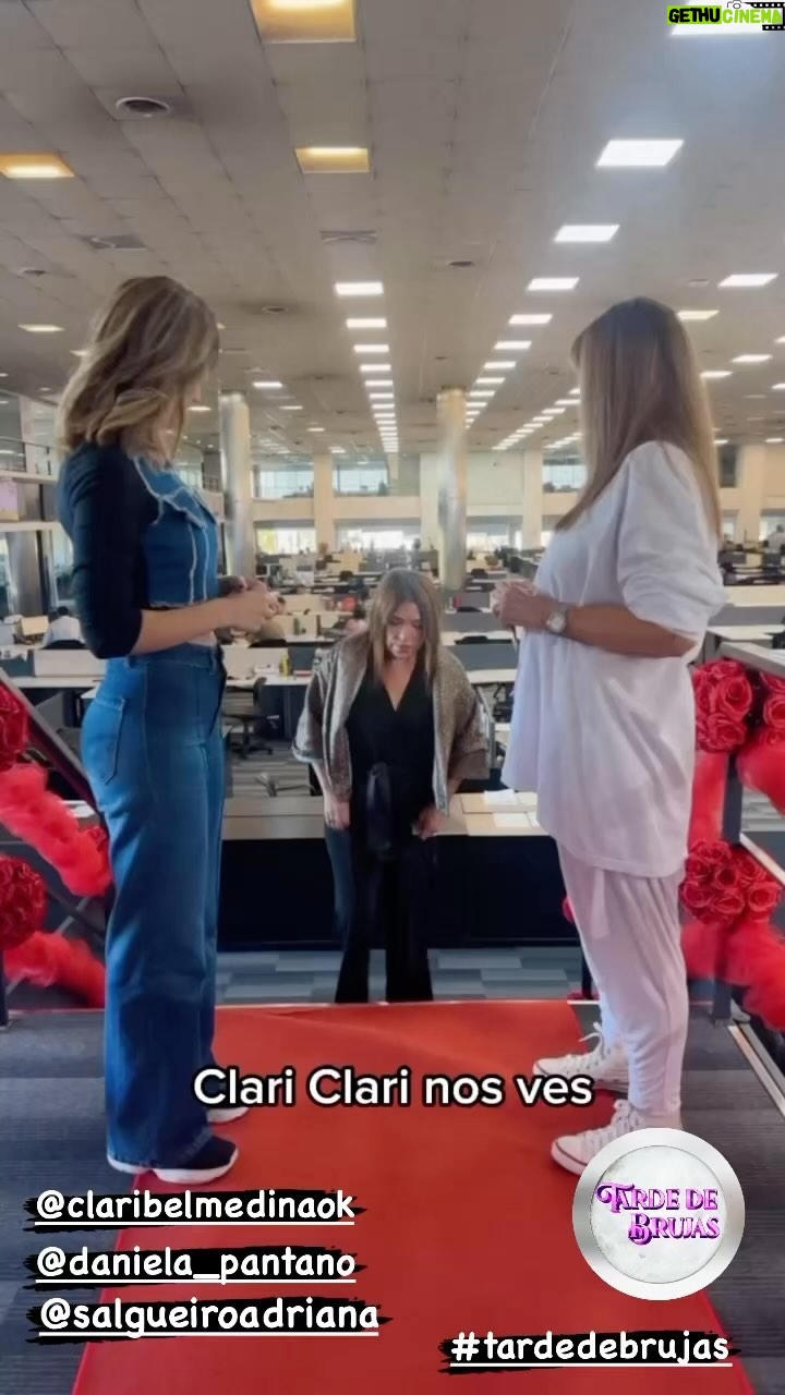 Adriana Salgueiro Instagram - Al final NOS LLEVAMOS BIEN ? 🤔😂😂😂 @claribelmedinaok @daniela_pantano @tardedebrujasok @canalnetar @aldofunesok