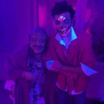 Adriana Torrebejano Instagram – Feliz día de muertos y feliz día, @blascanto_es 🇲🇽💕💀 
Mamá coco lo gozó con su nieto favorito y bebió tequila, te quiero un chingo 🌺
