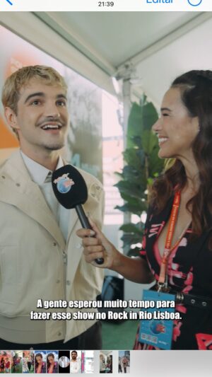 Adriane Garcia Instagram - #recap #dia2 
Como diz meu amigo @theodoro #sendofeliznosimples #lovemyjob #rockinriolisboa #rockinrio20anos 
Detalhe do cabelo e make up feitos pela @raquelsoeiromakeup com produtos @lancomeofficial @lorealportugal 
#styling  @hotpink_fashionnews @jaimefashionstyle