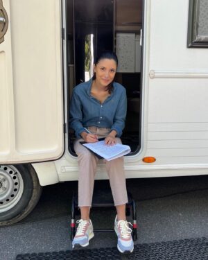 Adrianna Chlebicka Instagram - Monika w blokach startowych @netflixpl 
Już tylko tydzień do premiery.💥