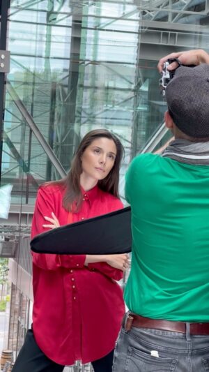 Adrianna Chlebicka Instagram - Backstage z sesji dla @anywhere_pl 🎈
Za obiektywem @bosak.marcin